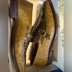 100% men’s ostrich shoe (45) Size 12